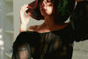 Black Joan Crop Top Front View