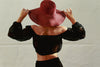 Black Joan Crop Top Back View