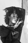Black ruffled mini dress Olivia - Audace Manifesto