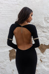 Bodycon maxi dress Anaïs Back view - Audace Manifesto